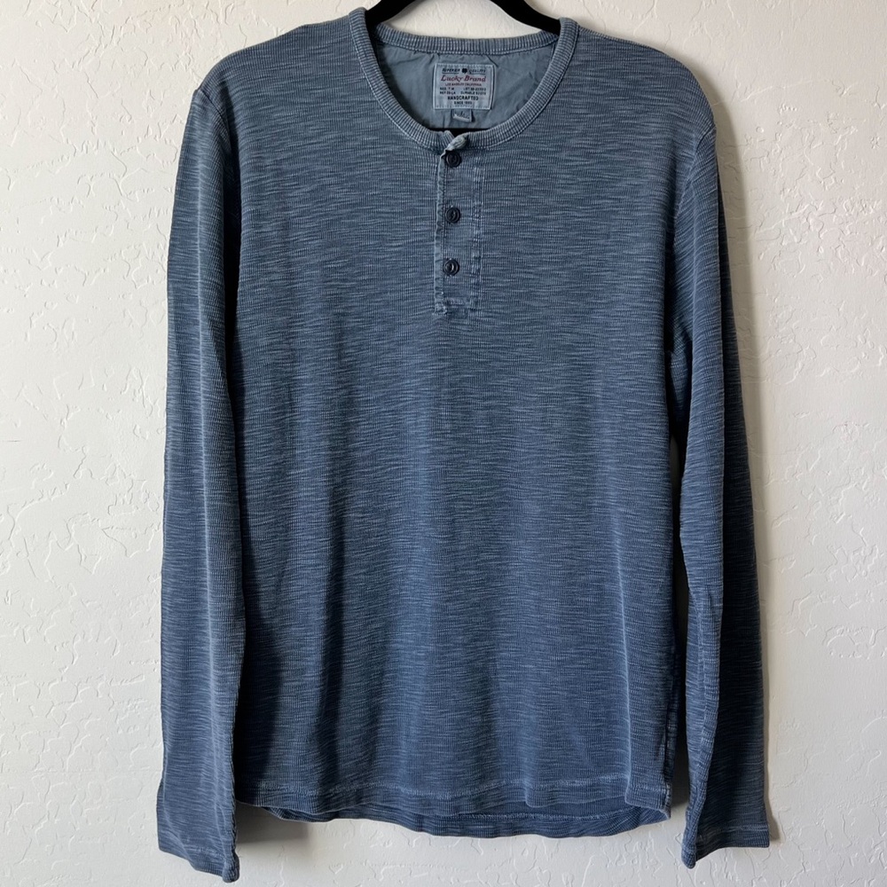 Lucky Brand Mens Long Sleeve Kit Shirt Large